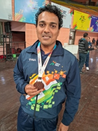 Disability has not stopped this Gram Sevak from excelling at TT