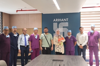 Iraqi infant’s life saved by Arihant Hospital