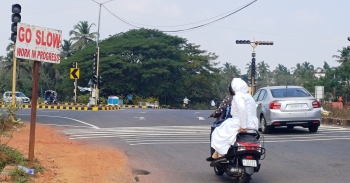 No sign boards yet indicating western bypass open to traffic
