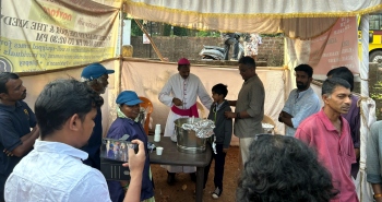 Street Providence offered free meals to needy workers at Exposition