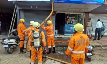 Shops damaged in fire at Ponda
