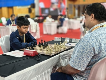 Sethuraman, Tologon, Slizhevsky, Nitin in joint lead with 4 points