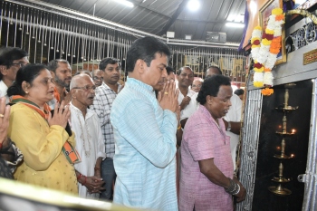 Newly-elected BJP chief Damu invokes Almighty’s blessings