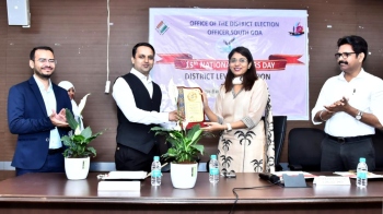Vasco AERO honoured on National Voters Day