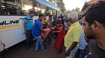 Pedestrian seriously injured in Mapusa bus accident