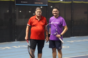 Tambe father-son duo reach semifinal of Masters Doubles event