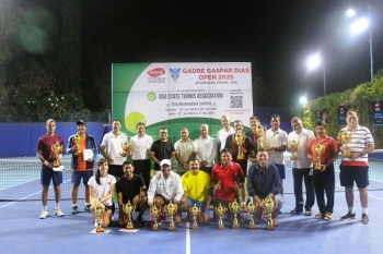 Tambes win men’s doubles title in Masters Category