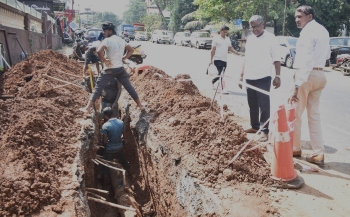 Laying of gas line causes water crisis in Ward No 22 and Ward 8 of Margao