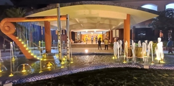 Margao’s Ravindra Bhavan shines again as fountains, lights restored