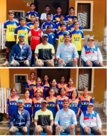 St Francis Xavier HS Siolim teams sweep handball titles