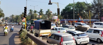 Trial run of traffic signals at Peddem junction sparks concerns