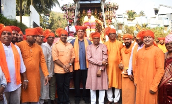 Politicians, locals rally for Shiv jayanti in Margao