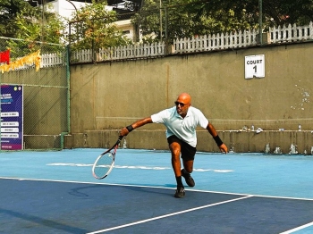 Caetano dominates at Baale BPS Open, reaches 55+ singles final