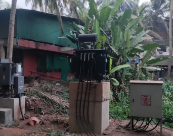 Safety concern over unprotected power transformer
