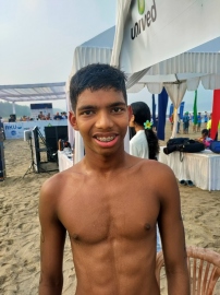 Goa’s Aahil fastest swimmer in 1km race at AquaMoga