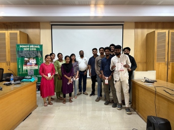 Awareness talk conducted at SCERT on organ donation