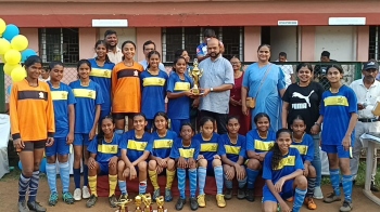 Perpetual Succour girls U-15 football champs