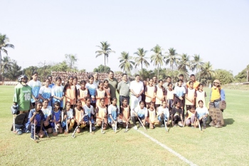 Olympians launch grassroots programme at Fr Agnel School