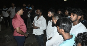 Protest outside writer Bhembre’s home over remarks on Shivaji