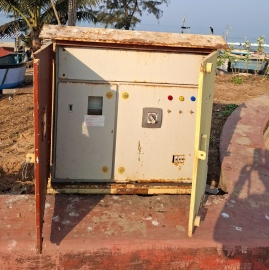 Dangerous box at Benaulim beach