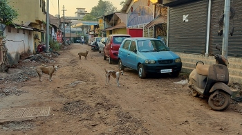 Unfinished roadworks in Mapusa leave residents and businesses fuming