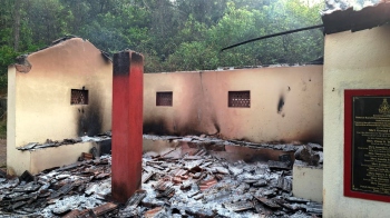 Sanvordem crematorium room gutted in blaze, arson suspected