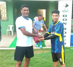 Seby treble propels Calangute to semifinals