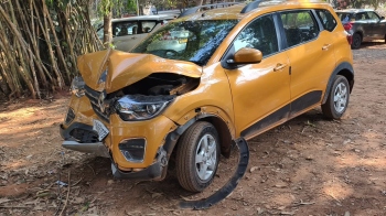 Another case of mayhem as tourists crash car in Baga