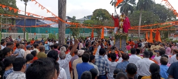 Shivaji statue installed at Sanguem’s Nehru Park