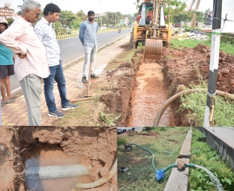 Pipeline leakage sparks water crisis in Madel