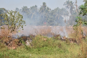 Smoke near Margao steel yard causes panic
