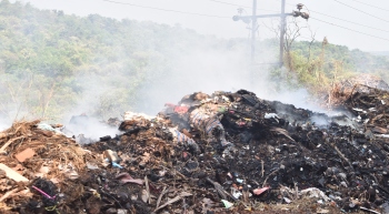 Fire breaks out at Sonsodo waste dump again