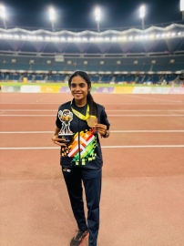 Goa's Sakshi Kale shines with gold at Delhi para athletics meet