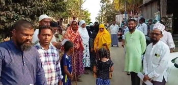 Sao Jose de Areal residents protest against water shortage