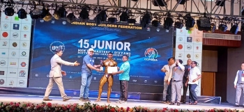 Johnny shines at national bodybuilding championship
