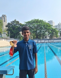 Aahil shines at deaf senior swimming national c'ship
