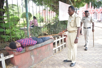 Police crack down on public nuisance at MMC garden
