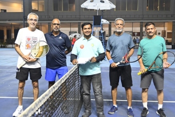Caetano, Surjit storm into final of masters 55 plus men's doubles category