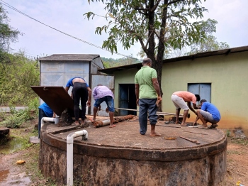 PWD replaces faulty pump in Kalay