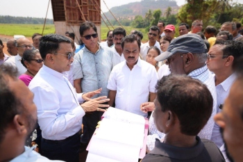 Sawant reviews Rs 130 cr Assonora bypass project