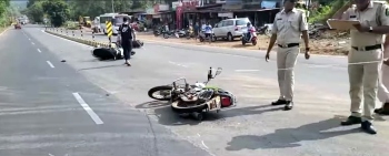 1 serious as 3 two-wheelers collide at Canacona
