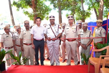 Blood donation camp held during fire prevention week