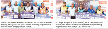 Antruz Aviators and Ultracon Madgaon Royals register key victories