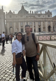 Blessed to have paid last respects to Pope