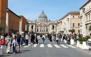 There one day, gone the next: Experiencing the Pope's passing in Rome
