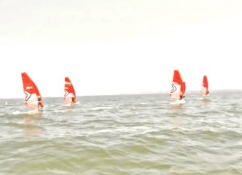 Young talent takes center stage as steady winds propel action on Day 2