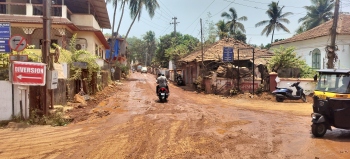 Dug-up roads: Saligao braces for another monsoon mess