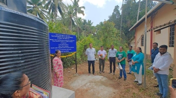 MLA inaugurates water harvesting project