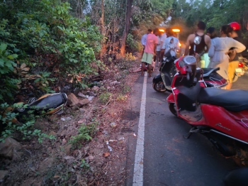 1 injured in road mishap at Agonda