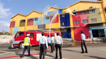 Civil defence drill conducted at Dabolim Airport, IOC depot